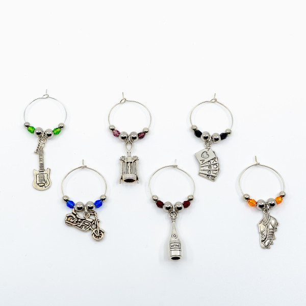 "Boys will be Boys" Weinglas-Charms