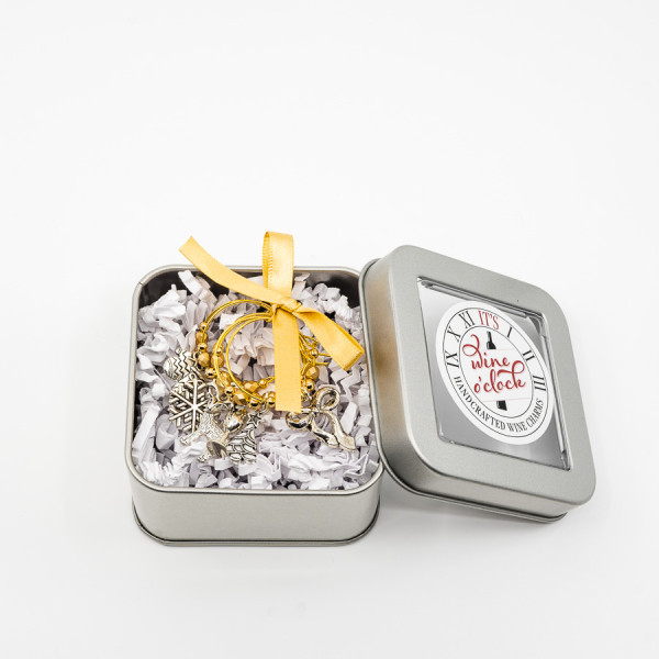 "Christmas  Elegant" Weinglas-Charms