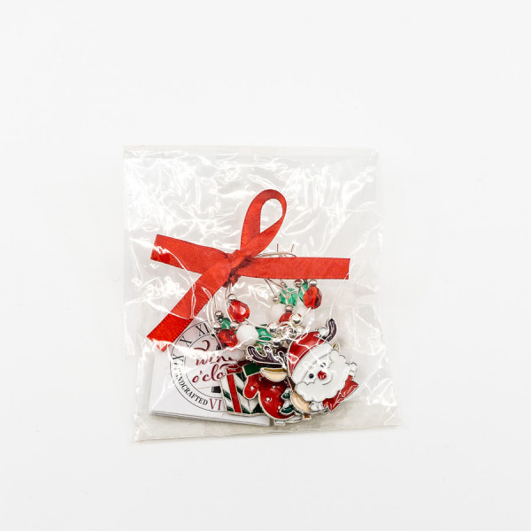 "Christmas Fun" Weinglas-Charms