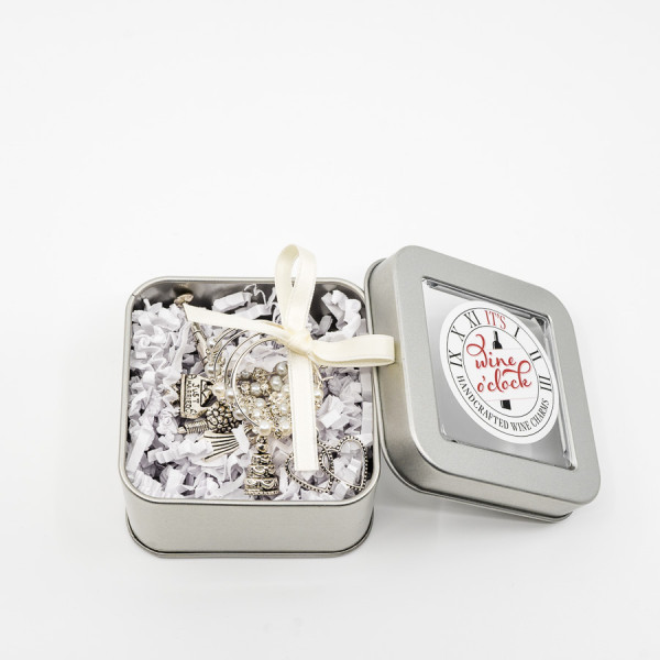 "Just Married" Weinglas-Charms