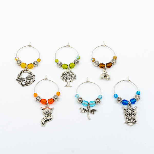 "Natur" Weinglas-Charms