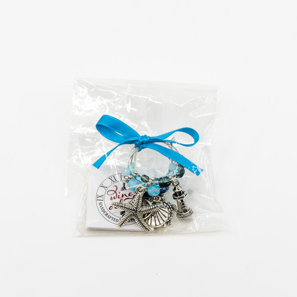 "Das Meer" Weinglas-Charms